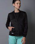 Chaqueta Calarcá Black.  Chaqueta para mujer, estilo atlético.