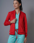 Chaqueta Calarcá Red Dragon.  Chaqueta para mujer, estilo atlético.