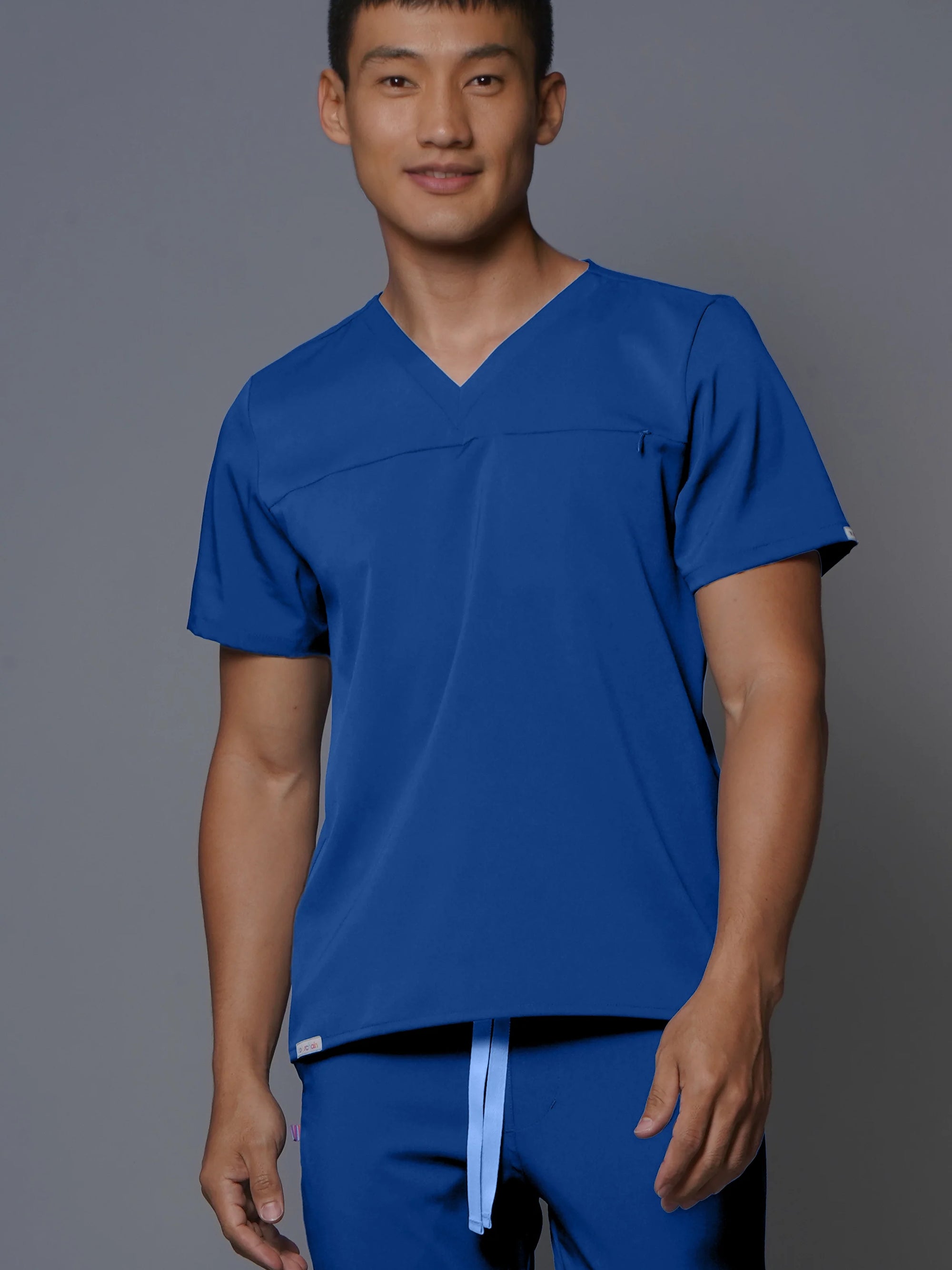Top Pamplona Royal. Top uniforme médico para hombre.